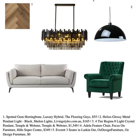 IDI - Module 9 - Part A - Lighting/Sofa Interior Design Mood Board by deshpandeomkar11 on Style Sourcebook