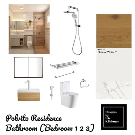 Polvito - Bedroom 1,2,3 Bathroom Interior Design Mood Board by KB Design Studio on Style Sourcebook