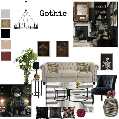 Goth Mood Board Interior Design Mood Board by heath2003 on Style Sourcebook