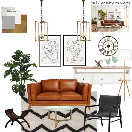 Mid Century modern Interior Design Mood Board by Geetika Shah on Style Sourcebook