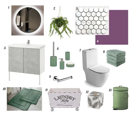 mod 9 wc Interior Design Mood Board by har on Style Sourcebook