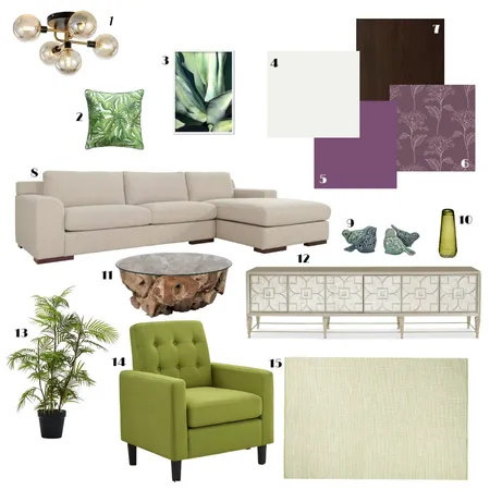 mod 9 living Interior Design Mood Board by har on Style Sourcebook