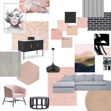 Mod 6 sch 2 Accented Interior Design Mood Board by Sarah J Weston on Style Sourcebook