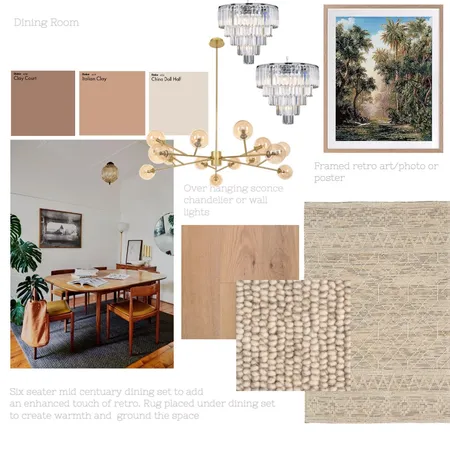 Molly's Home: Dining Room Interior Design Mood Board by Elisenda Interiors on Style Sourcebook