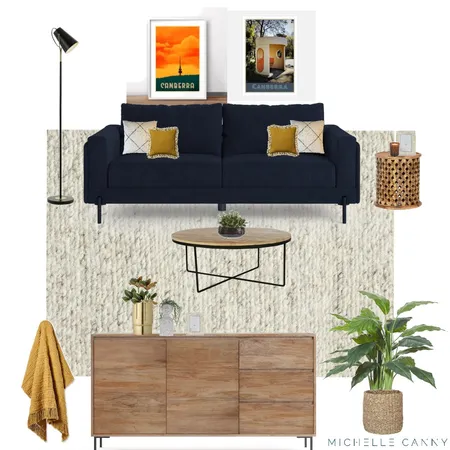 Industrial/Contemporary Living Area Interior Design Mood Board by Michelle Canny Interiors on Style Sourcebook