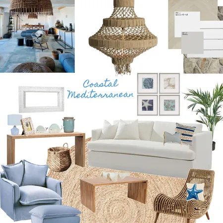 Coastal Mediterranean Interior Design Mood Board by Geetika Shah on Style Sourcebook