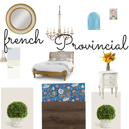 French Provincial Interior Design Mood Board by mimiinteriors on Style Sourcebook