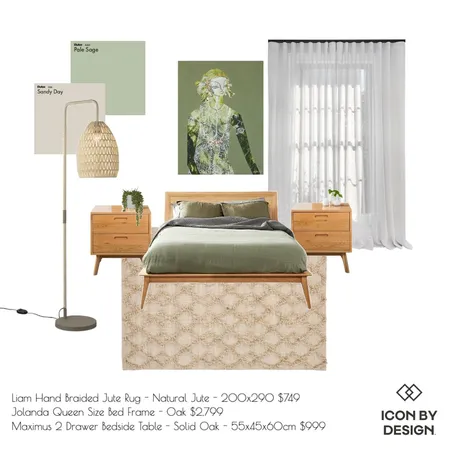 Smith Main Bedroom Interior Design Mood Board by Style Sourcebook on Style Sourcebook