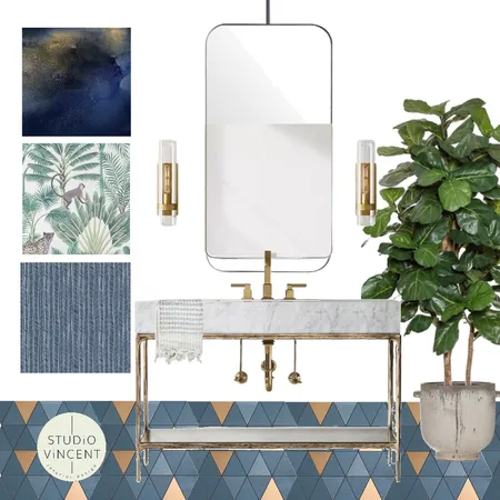 Powder Room 3 Interior Design Mood Board by Studio Vincent on Style Sourcebook