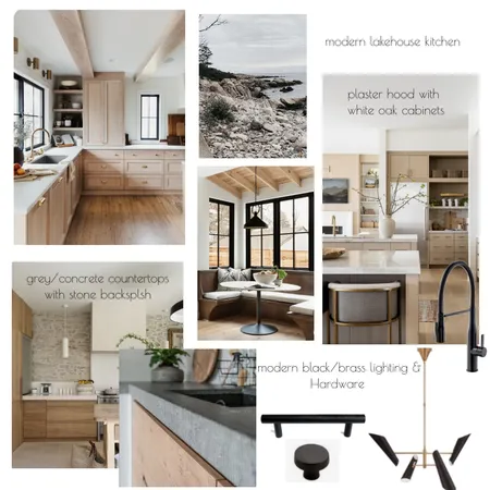 Modern Lakehouse Kitchen Interior Design Mood Board by leighnav on Style Sourcebook