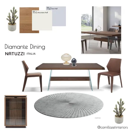 NATUZZI OPTION 1 DINING Interior Design Mood Board by Camilla Zefi Interiors on Style Sourcebook