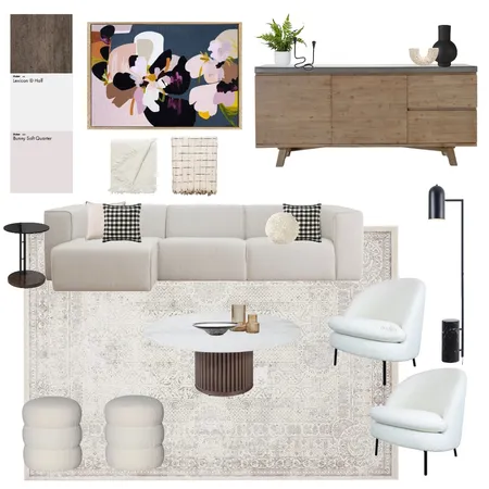 Luxe Living Room Interior Design Mood Board by Eliza Grace Interiors on Style Sourcebook