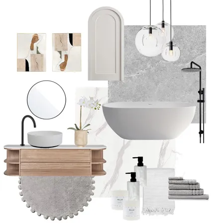 Luxe Bathroom Interior Design Mood Board by ALI Studio on Style Sourcebook