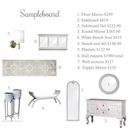 Vick Collins Sampleboard Interior Design Mood Board by SbS on Style Sourcebook