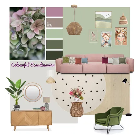 Colourful scandinavian Interior Design Mood Board by KarinB on Style Sourcebook