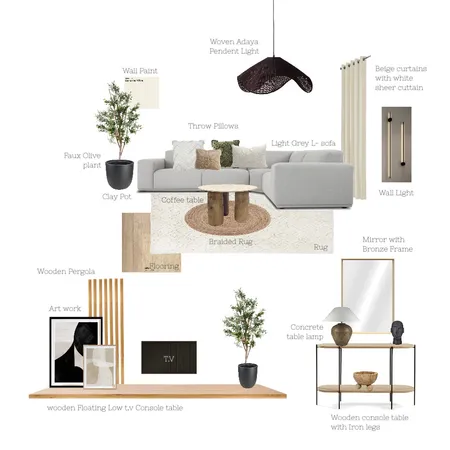 2 Modern Japandi & Wabi Sabi Interior Design Mood Board by fha_1997 on Style Sourcebook