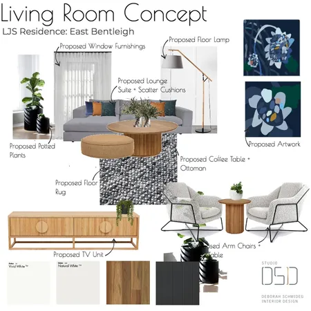 Living Room C Interior Design Mood Board by Debschmideg on Style Sourcebook