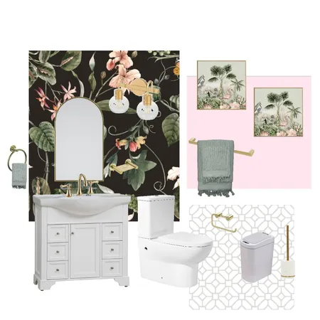 Jill's Half Bath Interior Design Mood Board by Ramirbre on Style Sourcebook