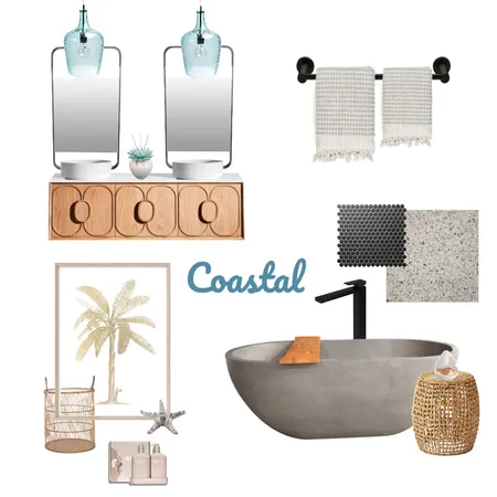 Coastal Bathroom Interior Design Mood Board by Airlie Dayz Interiors + Design on Style Sourcebook