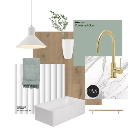 Sage Green Kitchen Interior Design Mood Board by PAX Interior Design on Style Sourcebook