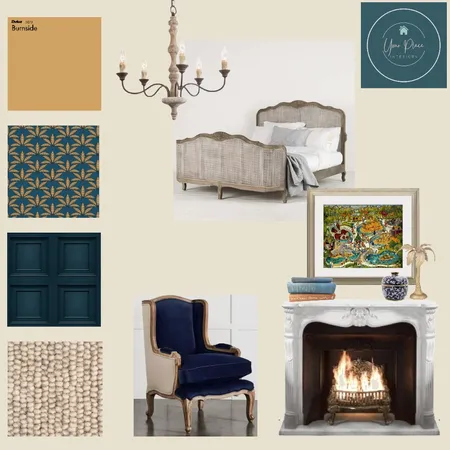 The Block Week 2 Guest Bedroom Interior Design Mood Board by Sharon Bennett Designs on Style Sourcebook