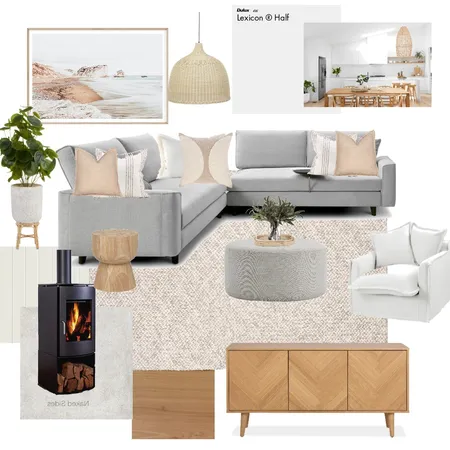 Earthy Modern Living Room Interior Design Mood Board by Hails11 on Style Sourcebook