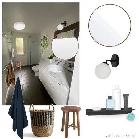 Draft Industrial Bathroom Interior Design Mood Board by Michelle Canny Interiors on Style Sourcebook