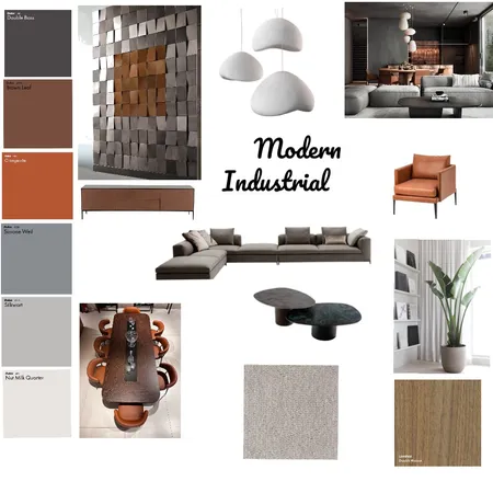 Industrial Style Interior Design Mood Board by omarcookie on Style Sourcebook