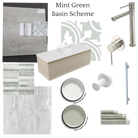 Mint Green Basin Scheme Interior Design Mood Board by JJID Interiors on Style Sourcebook