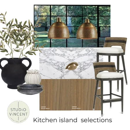 Kitchen Island Interior Design Mood Board by Studio Vincent on Style Sourcebook