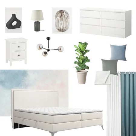 Iolanda Bedroom v3 Interior Design Mood Board by Designful.ro on Style Sourcebook