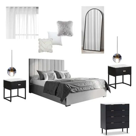 townhouse- Master Bedroom Interior Design Mood Board by angiegergis on Style Sourcebook