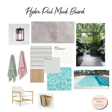 Hydro Pool Area Interior Design Mood Board by mprior on Style Sourcebook