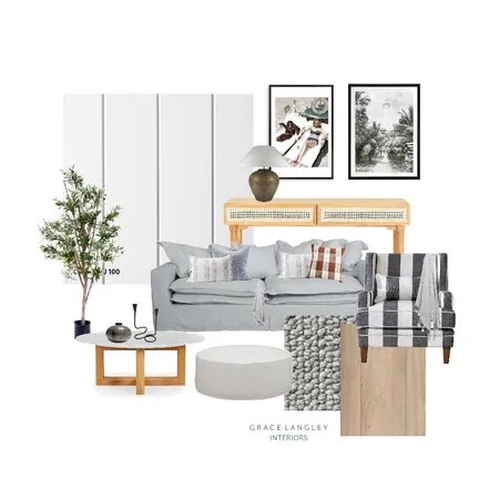 Contemporary Hamptons Living Interior Design Mood Board by GraceLangleyInteriors on Style Sourcebook