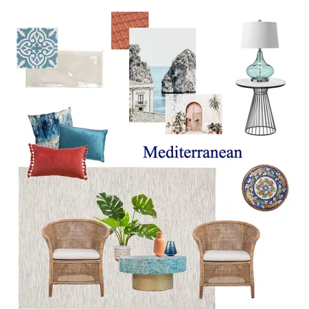 Mediterranean Living Interior Design Mood Board by 4U2Suxeed on Style Sourcebook