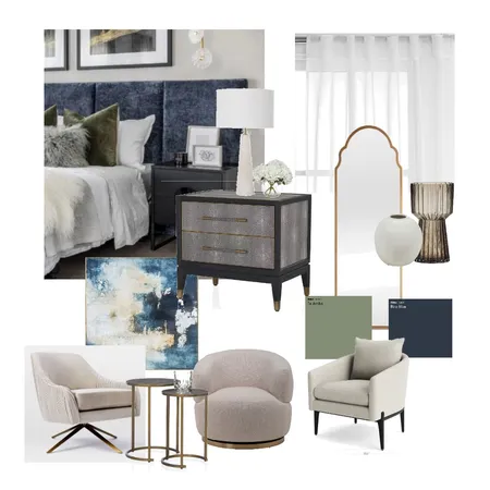 Carrie Bedroom - chair options Interior Design Mood Board by Bobbie Mia Designs on Style Sourcebook