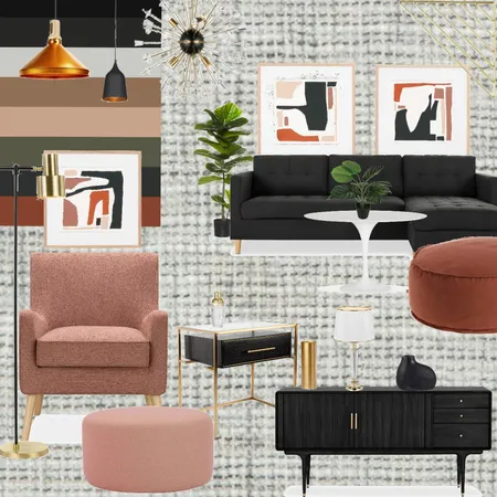 Mid Century 2.1 Interior Design Mood Board by MATSANFEI on Style Sourcebook