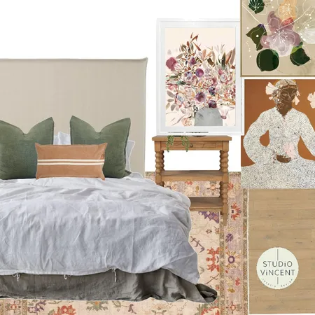 Cozy Bedroom Spring Interior Design Mood Board by Studio Vincent on Style Sourcebook