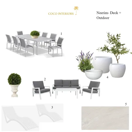 Neerim- Deck Outdoor Interior Design Mood Board by Coco Interiors on Style Sourcebook