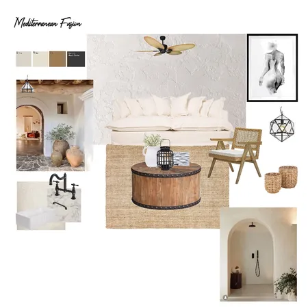 Mediterranean Fusion Interior Design Mood Board by Dressed AU Maison on Style Sourcebook