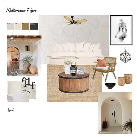 Mediterranean Fusion Interior Design Mood Board by Dressed AU Maison on Style Sourcebook