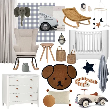 baby stephens nursery Interior Design Mood Board by Sophie Scarlett Design on Style Sourcebook