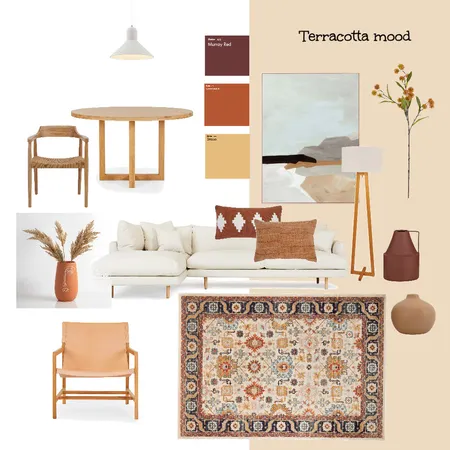 Kosthäuser_Terracotta_Mood Interior Design Mood Board by echt3d on Style Sourcebook