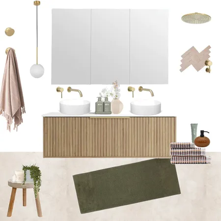 Sophie's Ensuite Sample Board Interior Design Mood Board by AJ Lawson Designs on Style Sourcebook