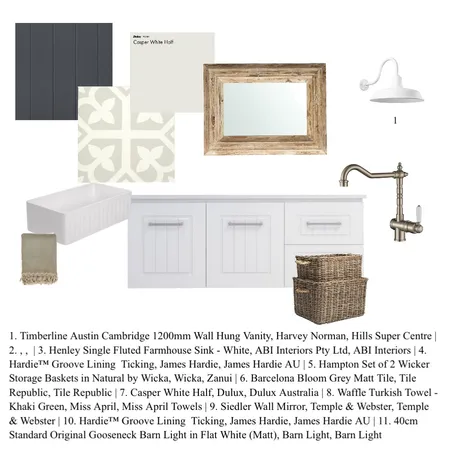 Farmhouse Interior Design Mood Board by Lea Szwaja designs on Style Sourcebook