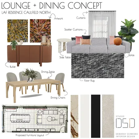 ALF Residence Lounge + Dining Interior Design Mood Board by Debschmideg on Style Sourcebook