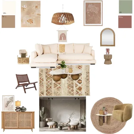 boha Interior Design Mood Board by MOSS on Style Sourcebook