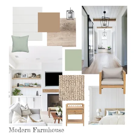 Modern Farmhouse Interior Design Mood Board by Nancy Arnholm on Style Sourcebook