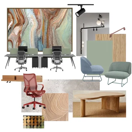 Office Open Plan Interior Design Mood Board by stephanient on Style Sourcebook