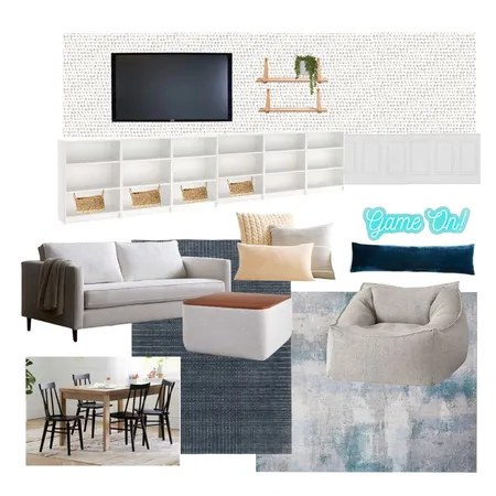 Kids Media Room Interior Design Mood Board by cmk918 on Style Sourcebook